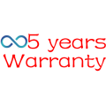 5 years warranty